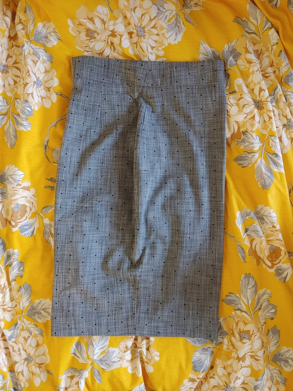 Grey Pencil Skirt